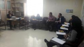 تشکیل جلسه با رابطین بهداشت خوابگاهها