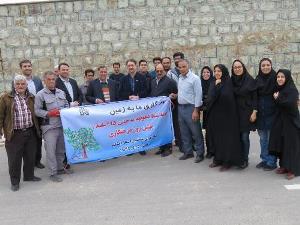 برگزاری مراسم درختکاری با حضور ریاست محترم دانشگاه