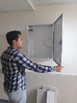 بازدید کارشناسان ایمنی و بهداشت از ساختمان دانشکده الهیات