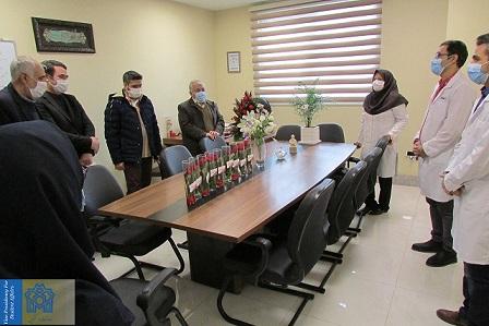 تقدیر معاون دانشجویی دانشگاه از پرستاران و پرسنل مرکز بهداشت و درمان در ایام کرونا